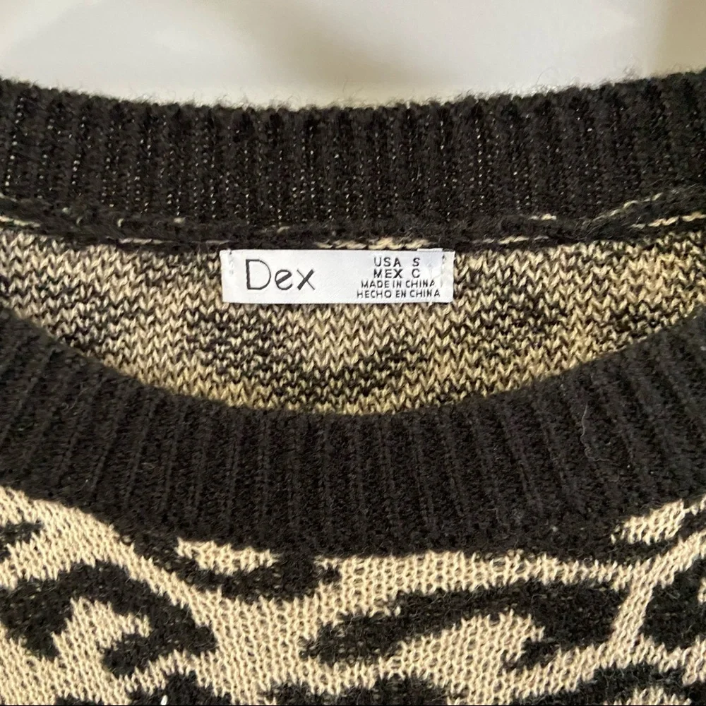 Dex knit crew sweater sz S - Picture 2 of 2